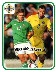 Sticker Jamie Ward - Northern Ireland. We'Re Going To France! n. 167 - Panini