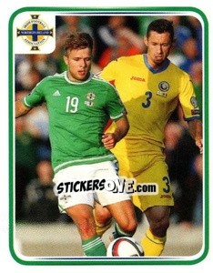 Sticker Jamie Ward - Northern Ireland. We'Re Going To France! - Panini