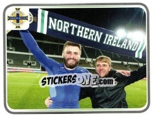 Sticker Jamie Ward - Northern Ireland. We'Re Going To France! - Panini