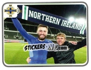Sticker Jamie Ward - Northern Ireland. We'Re Going To France! n. 169 - Panini