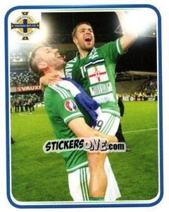 Sticker Jamie Ward - Northern Ireland. We'Re Going To France! n. 172 - Panini