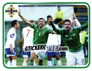 Figurina Gareth McAuley - Northern Ireland. We'Re Going To France! - Panini