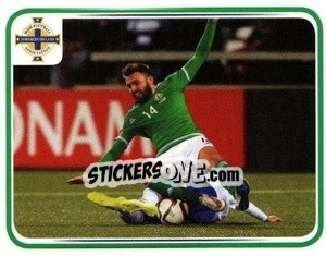 Figurina Stuart Dallas - Northern Ireland. We'Re Going To France! - Panini