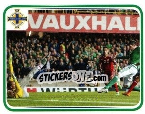 Sticker Kyle Lafferty - Northern Ireland. We'Re Going To France! - Panini