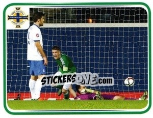 Sticker Steven Davis - Northern Ireland. We'Re Going To France! - Panini