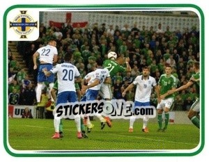 Sticker Josh Magennis - Northern Ireland. We'Re Going To France! n. 180 - Panini