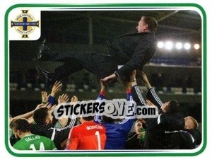 Cromo Michael O'Neill - Northern Ireland. We'Re Going To France! - Panini