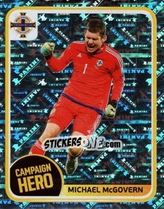 Sticker Michael McGovern - Northern Ireland. We'Re Going To France! n. 184 - Panini