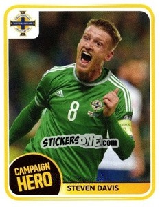 Sticker Steven Davis - Northern Ireland. We'Re Going To France! n. 189 - Panini