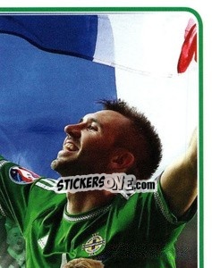 Sticker Celebration - Northern Ireland. We'Re Going To France! n. 198 - Panini