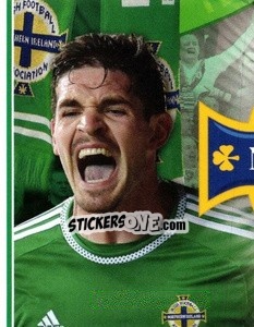 Sticker Celebration - Northern Ireland. We'Re Going To France! - Panini