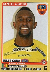 Cromo Jules Goda