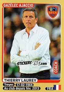 Sticker Thierry Laurey (coach) - FOOT 2015-2016 n. 6 - Panini