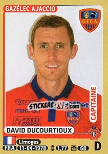 Sticker David Ducourtioux - FOOT 2015-2016 n. 8 - Panini