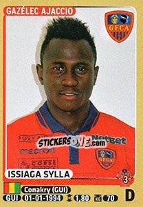 Sticker Issiaga Sylla - FOOT 2015-2016 n. 11 - Panini