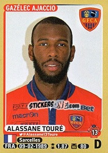 Figurina Alassane Touré - FOOT 2015-2016 - Panini