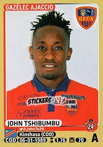Sticker John Tshibumbu - FOOT 2015-2016 - Panini