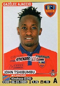 Sticker John Tshibumbu - FOOT 2015-2016 n. 22 - Panini