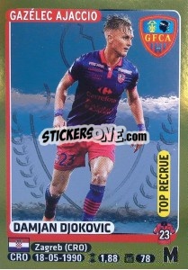Sticker Damjan Djokovic (Top Recrue) - FOOT 2015-2016 - Panini
