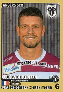 Sticker Ludovic Butelle - FOOT 2015-2016 n. 26 - Panini