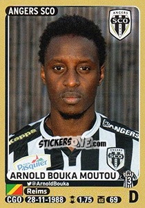 Sticker Arnold Bouka Moutou - FOOT 2015-2016 - Panini