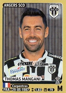 Sticker Thomas Mangani - FOOT 2015-2016 - Panini