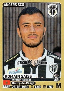 Sticker Romain Saïss - FOOT 2015-2016 n. 42 - Panini