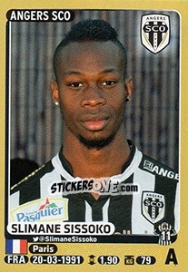 Sticker Slimane Sissoko - FOOT 2015-2016 n. 47 - Panini