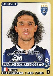 Sticker François-Joseph Modesto - FOOT 2015-2016 n. 57 - Panini