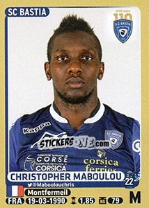 Sticker Christopher Maboulou - FOOT 2015-2016 - Panini