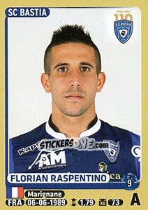 Figurina Florian Raspentino - FOOT 2015-2016 n. 69 - Panini