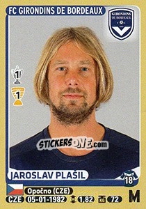 Sticker Jaroslav Plašil - FOOT 2015-2016 - Panini