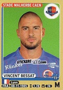 Sticker Vincent Bessat - FOOT 2015-2016 n. 111 - Panini