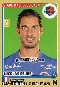 Sticker Nicolas Seube - FOOT 2015-2016 - Panini