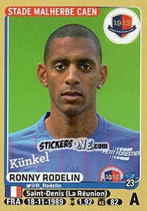 Cromo Ronny Rodelin - FOOT 2015-2016 n. 119 - Panini