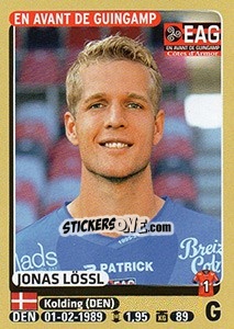 Cromo Jonas Lössl - FOOT 2015-2016 - Panini