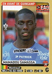 Sticker Mamadou Samassa - FOOT 2015-2016 n. 123 - Panini