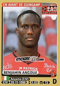 Sticker Benjamin Angoua - FOOT 2015-2016 n. 124 - Panini