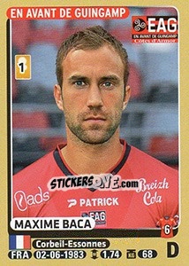 Sticker Maxime Baca - FOOT 2015-2016 - Panini