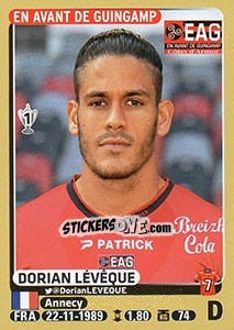 Sticker Dorian Lévêque - FOOT 2015-2016 n. 131 - Panini