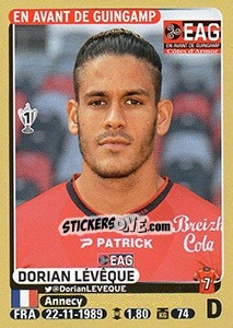 Cromo Dorian Lévêque - FOOT 2015-2016 - Panini