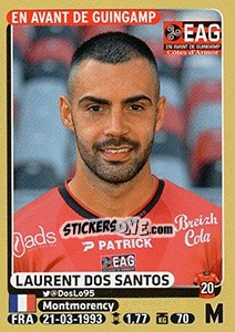 Sticker Laurent Dos Santos - FOOT 2015-2016 n. 136 - Panini