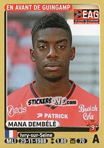 Sticker Mana Dembélé - FOOT 2015-2016 n. 141 - Panini