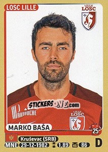 Figurina Marko Baša - FOOT 2015-2016 - Panini