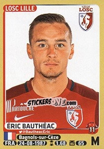 Cromo éric Bauthéac - FOOT 2015-2016 - Panini