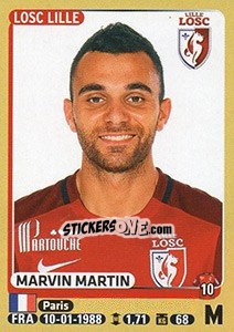 Sticker Marvin Martin - FOOT 2015-2016 - Panini