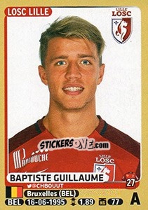 Sticker Baptiste Guillaume - FOOT 2015-2016 n. 164 - Panini