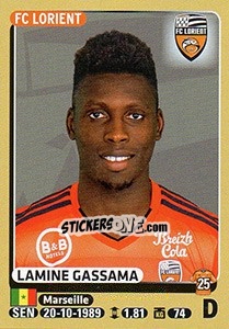 Sticker Lamine Cassama - FOOT 2015-2016 n. 173 - Panini