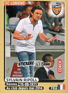 Cromo Sylvain Ripoll (coach)