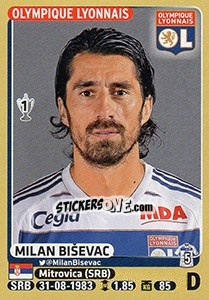 Sticker Milan Biševac - FOOT 2015-2016 n. 197 - Panini